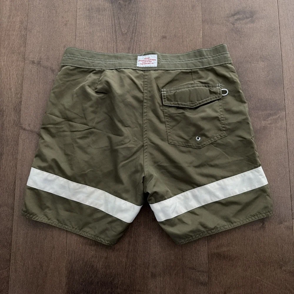 Seager Goldmines Trunk Men's Swim Trunks Size 30 Drawstring Pockets